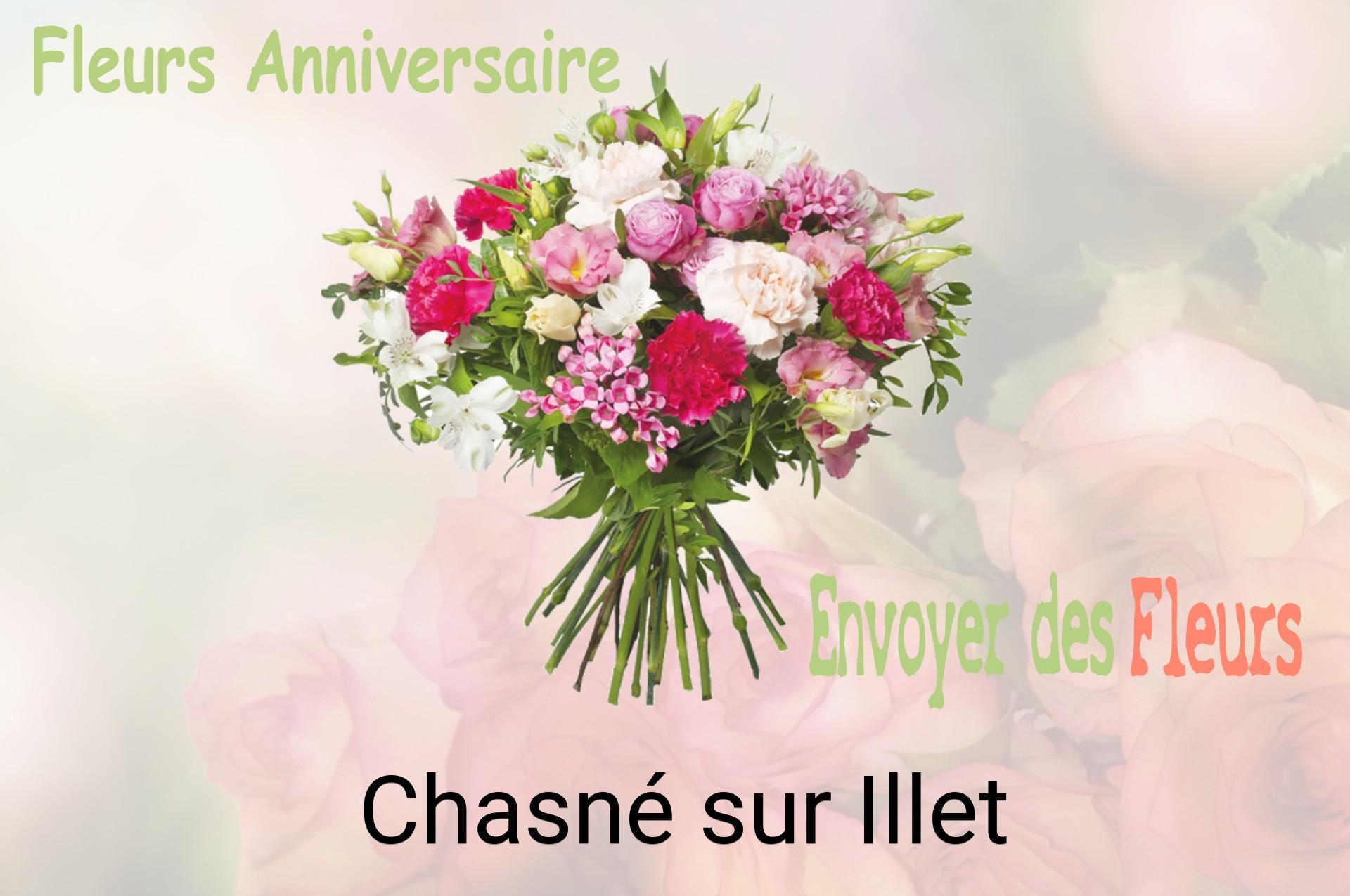 Bouquet de fleurs d’anniversaire livré à Chasné-sur-Illet